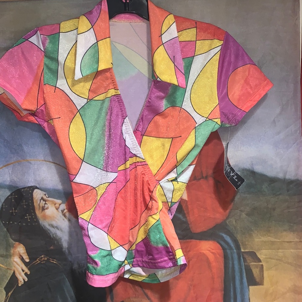 Never worn! Y2k rave top